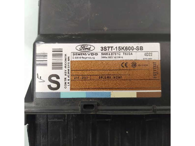 Recambio de modulo confort para ford mondeo berlina (ge) futura (d) referencia OEM IAM 3S7T15K600SB 5WK48751C 