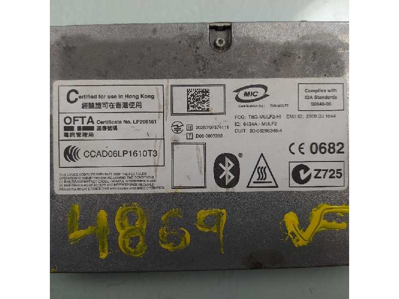 Recambio de modulo electronico para bmw x6 (e71) 3.5d referencia OEM IAM 84109224674 9B451038 