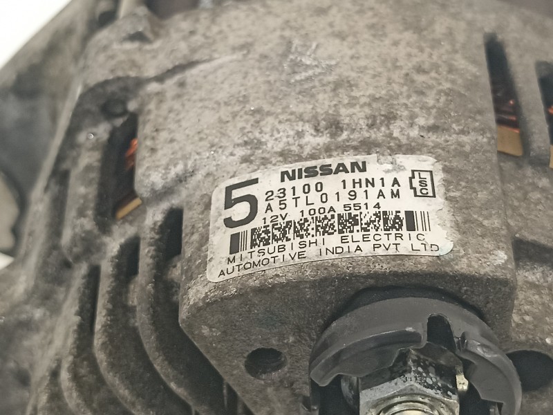 Recambio de alternador para nissan micra (k13) 1.2 cat referencia OEM IAM 231001HN1A  