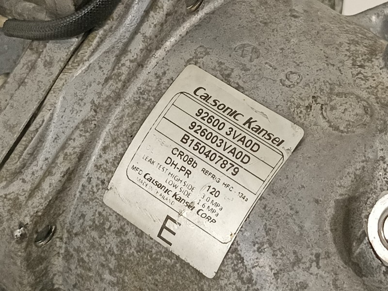 Recambio de compresor aire acondicionado para nissan micra (k13) 1.2 cat referencia OEM IAM 926003VA0D B150407879 