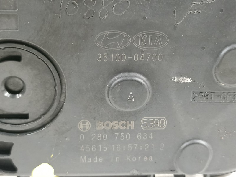 Recambio de caja mariposa para hyundai i20 go! brasil referencia OEM IAM 3510004700  