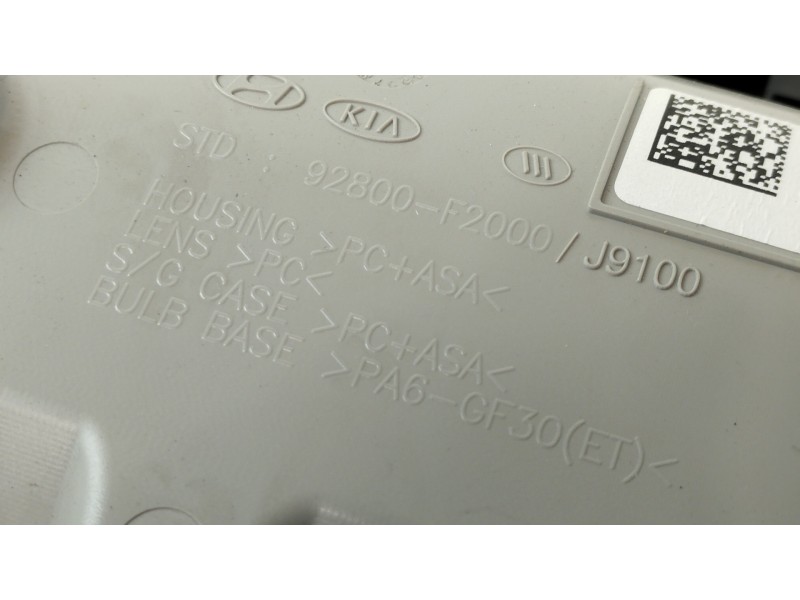 Recambio de luz interior para kia stonic (ybcuv) drive referencia OEM IAM 92800F2010 92800F2000 