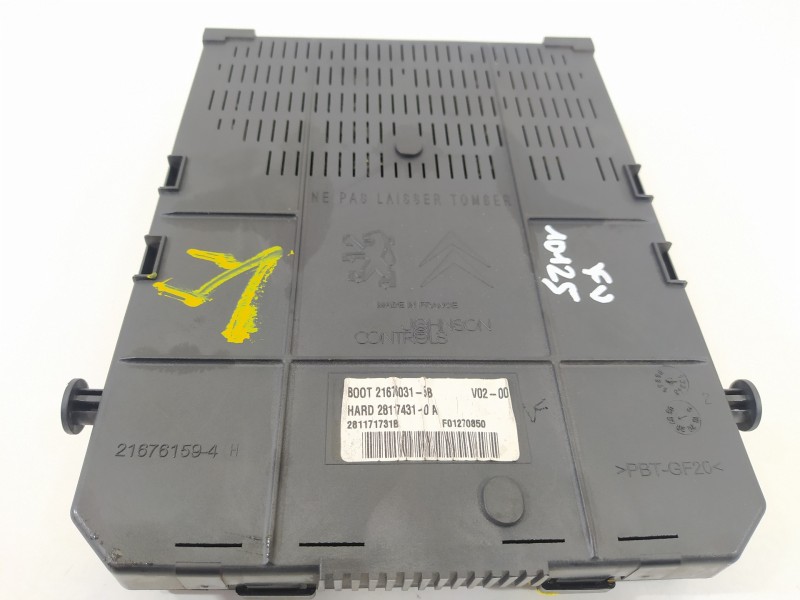 Recambio de caja reles / fusibles para peugeot 307 cc (s2) sport referencia OEM IAM 9661940180  