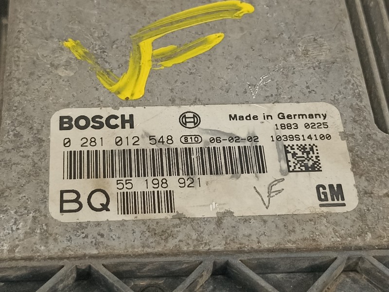 Recambio de centralita motor uce para opel astra h caravan cosmo referencia OEM IAM 55198921 0281012548 