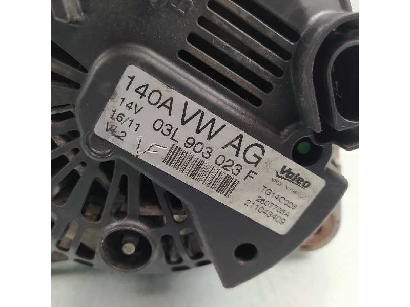 Recambio de alternador para volkswagen golf vi (5k1) r referencia OEM IAM 03L903023F TG14C026 211043409