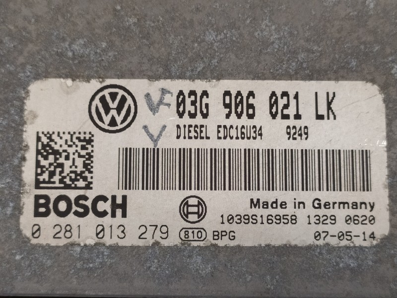 Recambio de centralita motor uce para seat leon (1p1) comfort limited referencia OEM IAM 03G906021LK 0281013279 