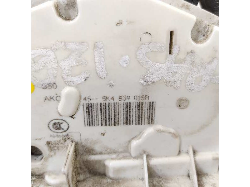 Recambio de cerradura puerta trasera izquierda para volkswagen jetta (162) sport referencia OEM IAM 5K4839015R  