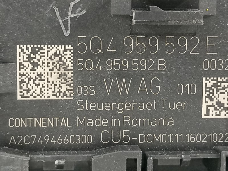 Recambio de modulo confort para seat leon (5f1) fr fast lane referencia OEM IAM 5Q4959592E  