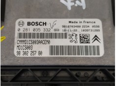 Recambio de centralita motor uce para peugeot 208 1.5 blue-hdi fap referencia OEM IAM 9830225780 0281035332  2