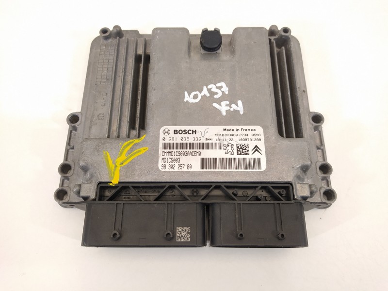 Recambio de centralita motor uce para peugeot 208 1.5 blue-hdi fap referencia OEM IAM 9830225780 0281035332 