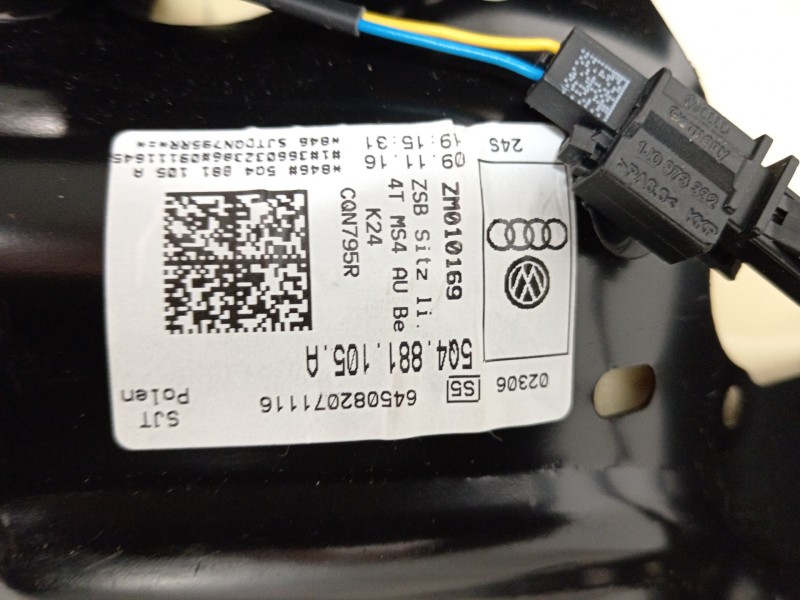 Recambio de asiento delantero izquierdo para seat leon (5f1) fr fast lane referencia OEM IAM 5Q4881105A  