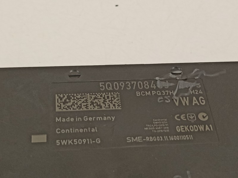 Recambio de modulo electronico para seat leon (5f1) fr fast lane referencia OEM IAM 5Q0937084CJ  