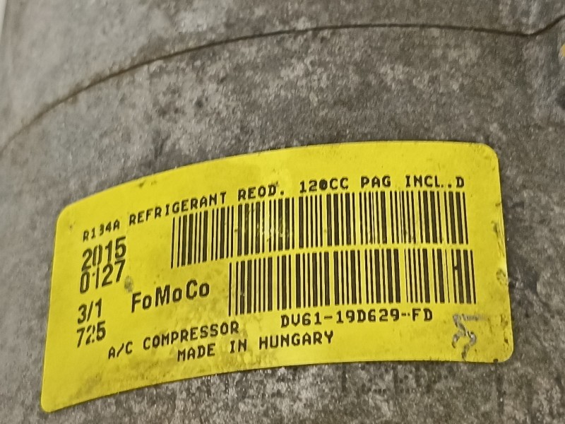 Recambio de compresor aire acondicionado para ford focus lim. ambiente referencia OEM IAM DV6119629FD  