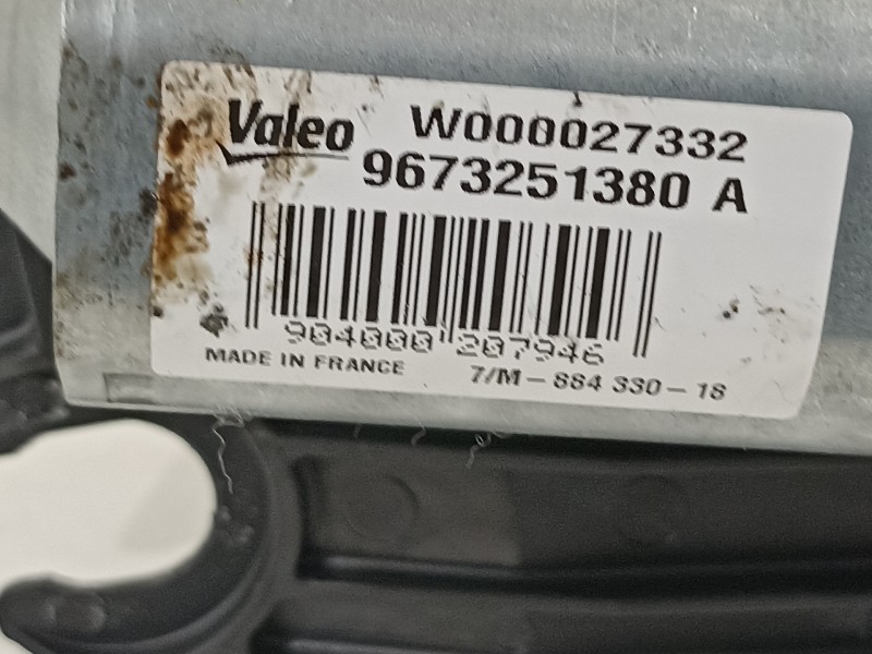 Recambio de motor limpia trasero para peugeot 208 1.5 blue-hdi fap referencia OEM IAM 9673251380A  