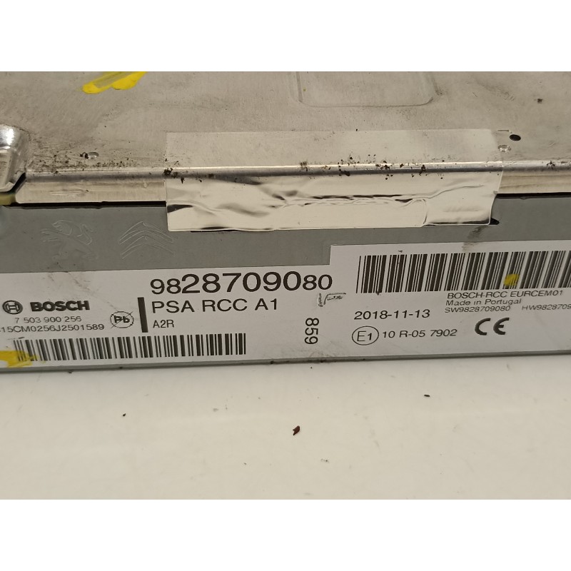 Recambio de sistema audio / radio cd para peugeot 208 1.5 blue-hdi fap referencia OEM IAM 9828709080 7503900256 