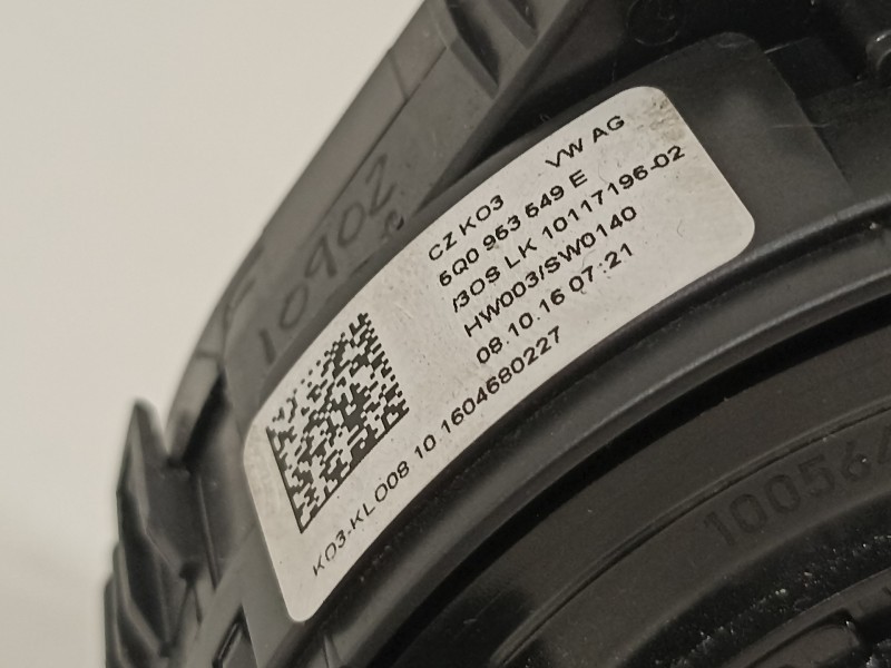 Recambio de anillo airbag para seat leon (5f1) fr fast lane referencia OEM IAM 5Q0953549E  