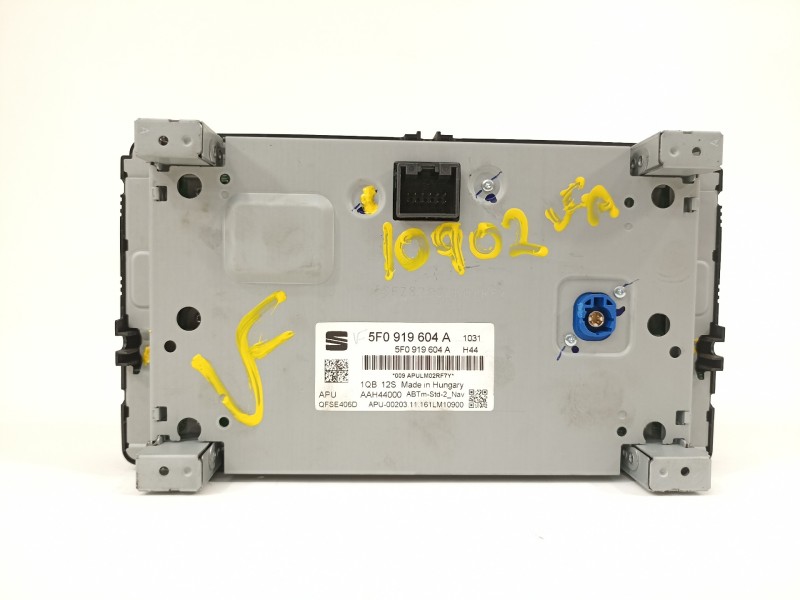 Recambio de sistema navegacion gps para seat leon (5f1) fr fast lane referencia OEM IAM 5F0919604A  