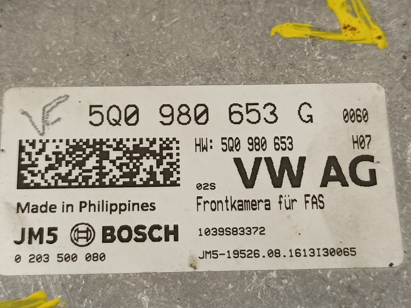 Recambio de camara para seat leon (5f1) fr fast lane referencia OEM IAM 5Q0980653G  