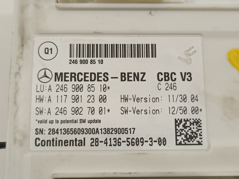 Recambio de modulo electronico para mercedes-benz clase a (w176) a 200 cdi blueefficiency (176.001) referencia OEM IAM A24690085