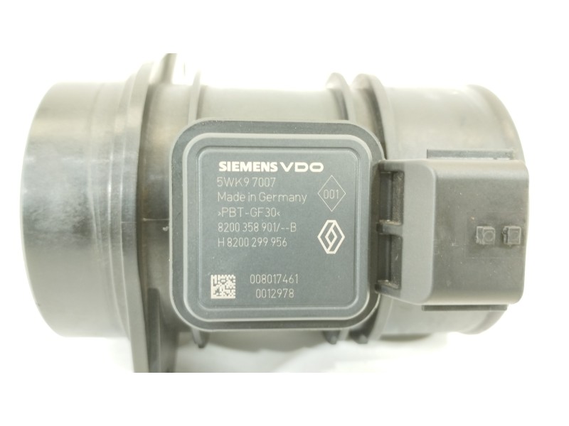 Recambio de caudalimetro para renault clio iii business referencia OEM IAM 8200299956 8200358901B 5WK97007