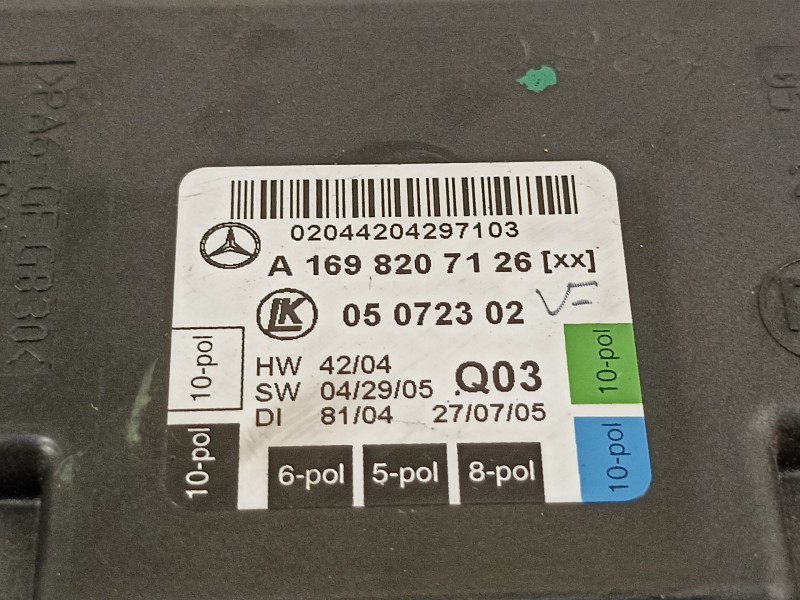 Recambio de modulo electronico para mercedes-benz clase b (w245) 180 cdi (245.207) referencia OEM IAM A1698207126  