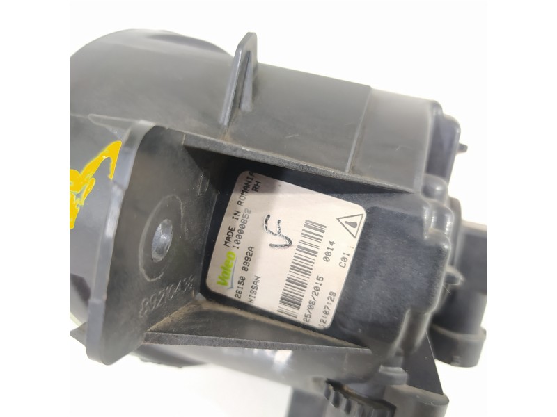 Recambio de faro antiniebla derecho para nissan juke (f15) acenta referencia OEM IAM 261508992A 10000652 