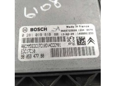 Recambio de centralita motor uce para peugeot 207 referencia OEM IAM 9805947780 0281019818  2