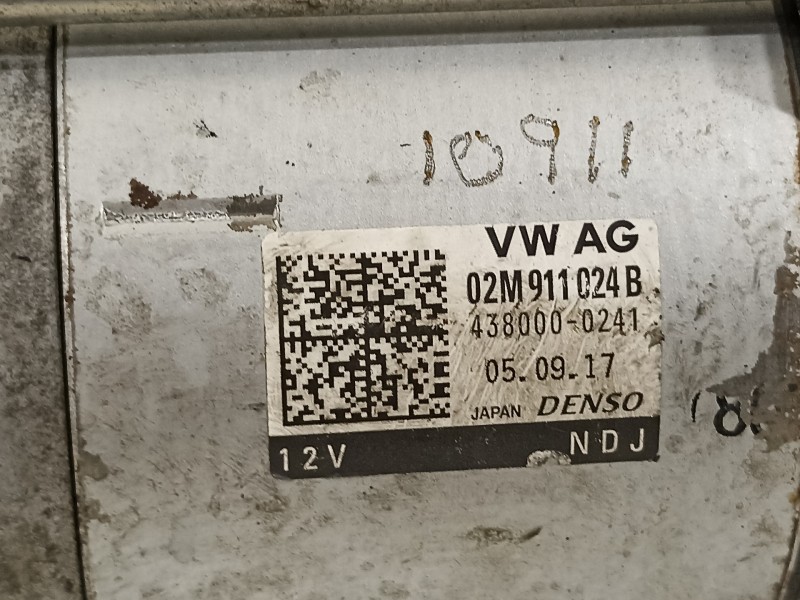 Recambio de motor arranque para seat leon (5f1) fr referencia OEM IAM 02M911024B  