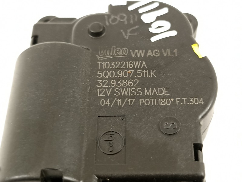 Recambio de motor apertura trampillas climatizador para seat leon (5f1) fr referencia OEM IAM 5Q0907511K  