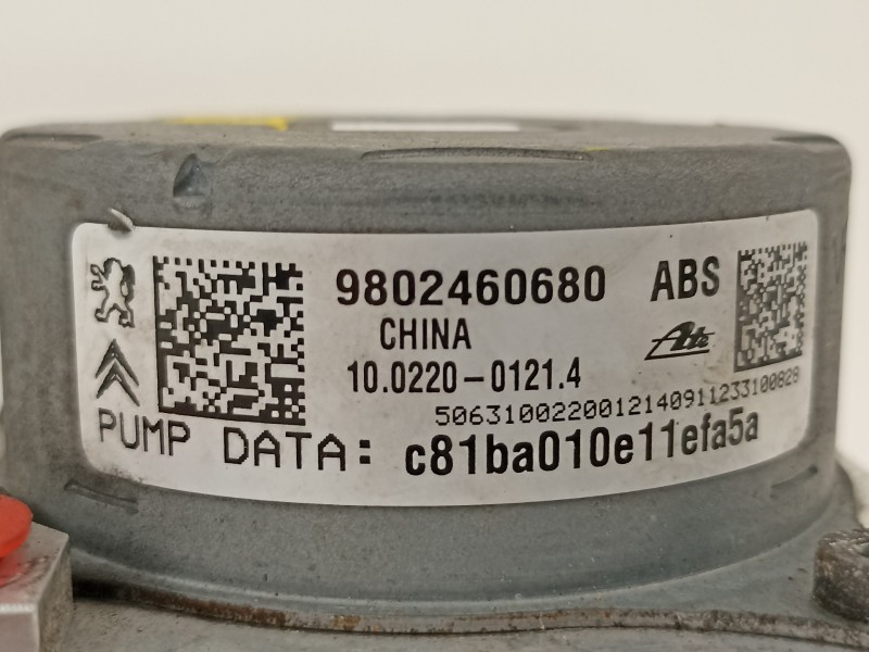 Recambio de abs para citroën c3 tonic referencia OEM IAM 9802460680  