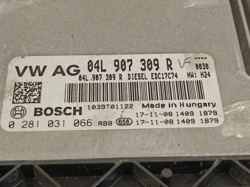 Recambio de centralita motor uce para seat leon (5f1) fr referencia OEM IAM 04L907309R  