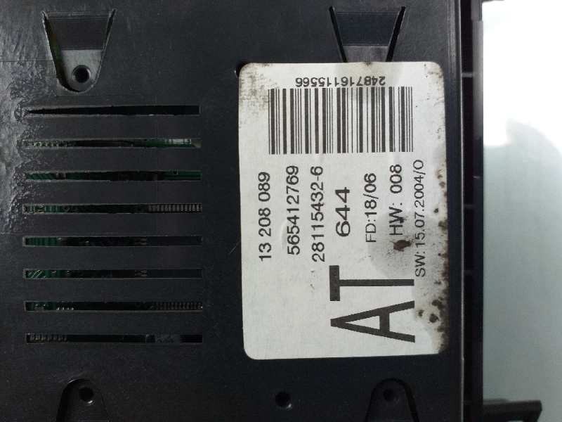 Recambio de pantalla multifuncion para opel zafira b cosmo referencia OEM IAM 13208089 565412769 281154326