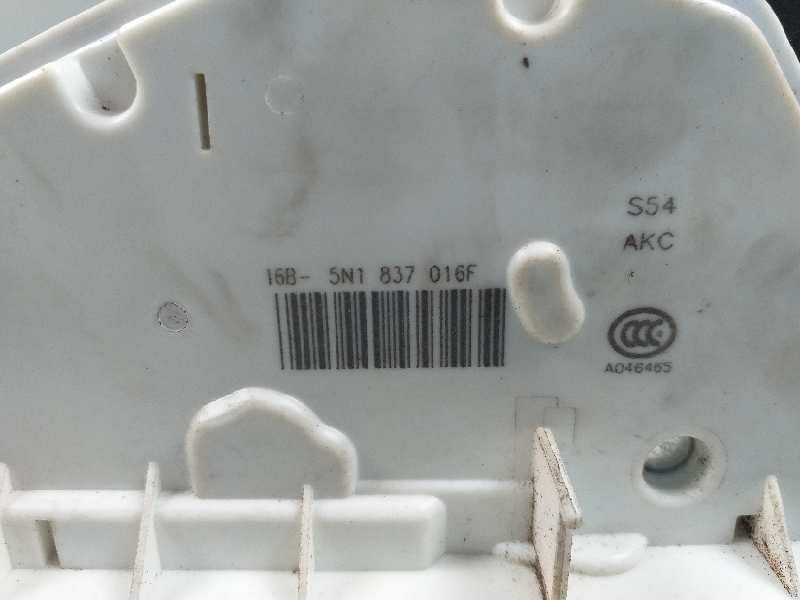 Recambio de cerradura puerta delantera derecha para seat ibiza (6p1) style connect referencia OEM IAM 5N1837016F  