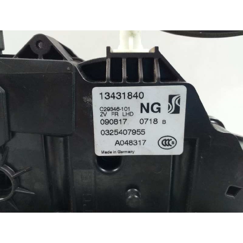 Recambio de cerradura puerta delantera derecha para opel corsa e selective referencia OEM IAM 13431840 0325407955 