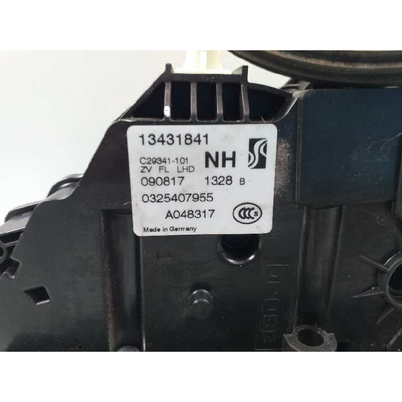 Recambio de cerradura puerta delantera izquierda para opel corsa e selective referencia OEM IAM 13431841 0325407955 
