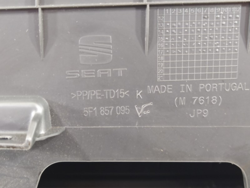 Recambio de guantera para seat leon (5f1) fr referencia OEM IAM 5F1857151A 5F1857095 