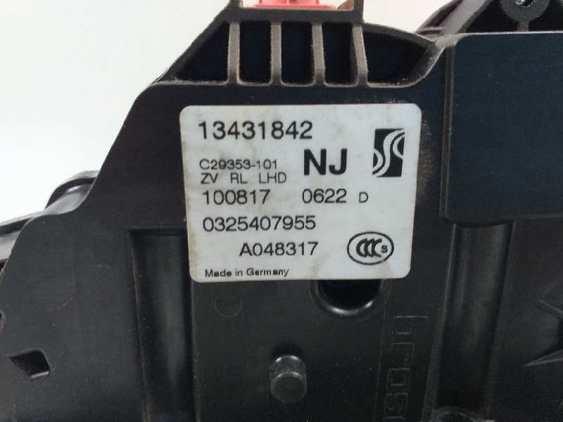 Recambio de cerradura puerta trasera izquierda para opel corsa e selective referencia OEM IAM 13431842 0325407955 