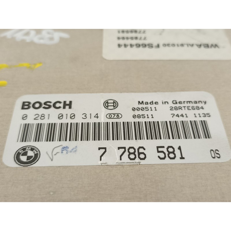 Recambio de centralita motor uce para bmw serie 3 berlina (e46) 330d referencia OEM IAM 13617786581 0281010314 7786581