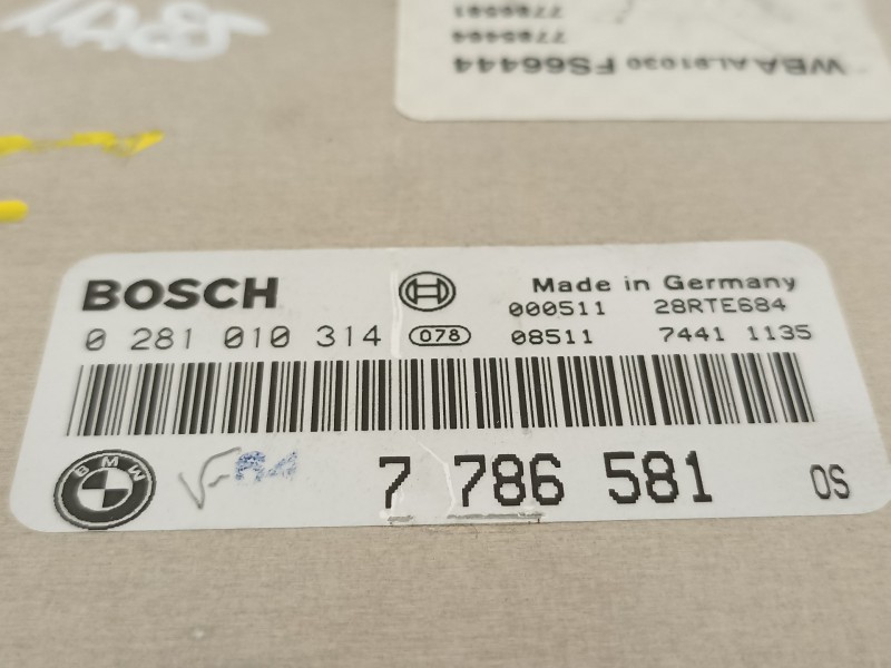 Recambio de centralita motor uce para bmw serie 3 berlina (e46) 330d referencia OEM IAM 13617786581 0281010314 7786581