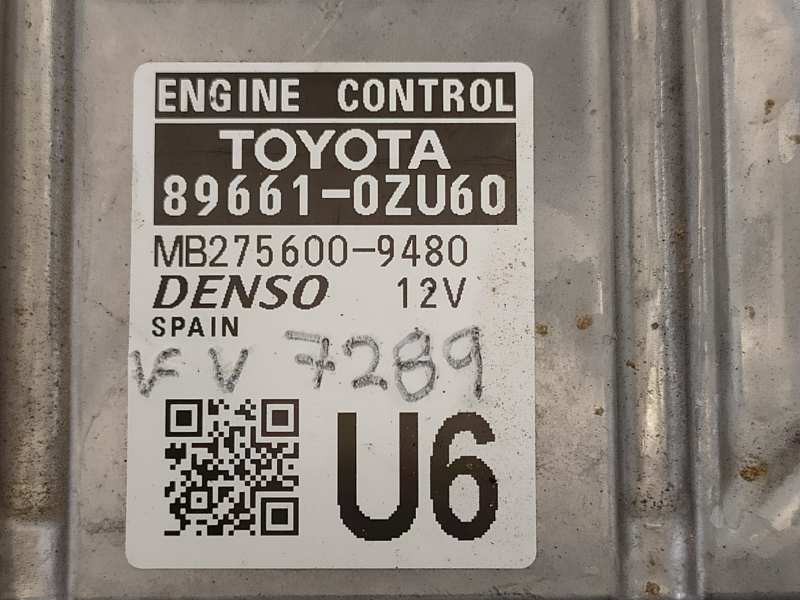 Recambio de centralita motor uce para toyota auris hybrid business referencia OEM IAM 896610ZU60 MB2756009480 