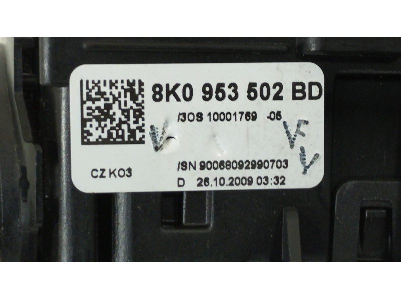 Recambio de mando intermitentes para audi a5 sportback (8t) 2.0 tdi (125kw) referencia OEM IAM 8K0953502BD  
