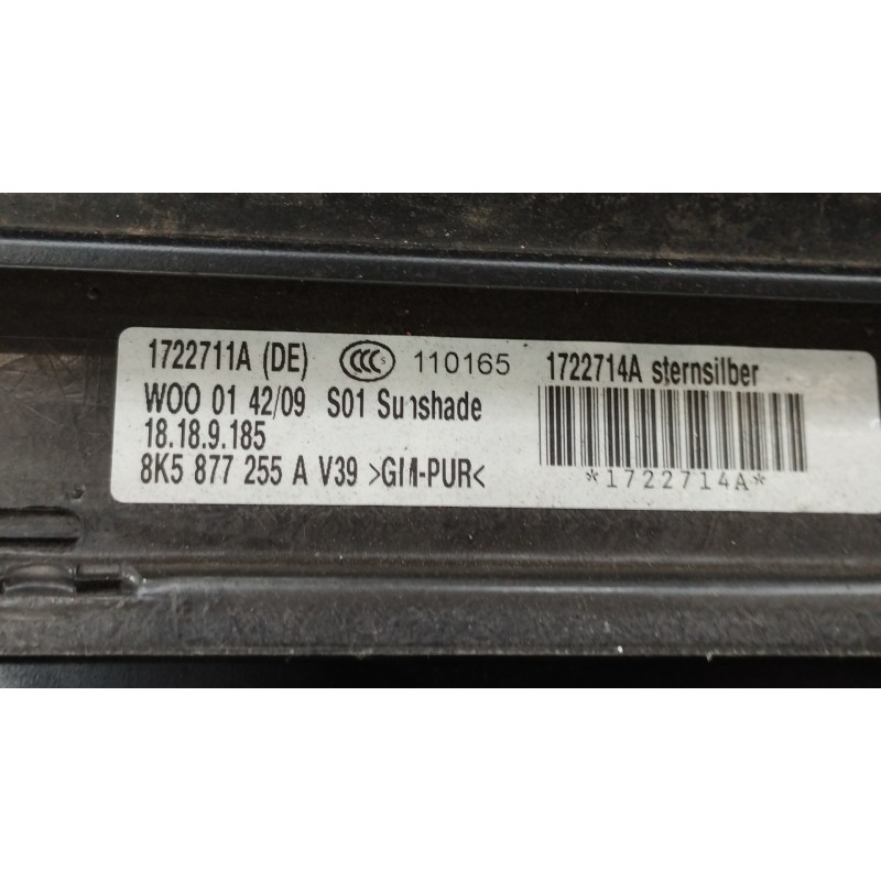 Recambio de techo electrico para audi a5 sportback (8t) 2.0 tdi (125kw) referencia OEM IAM 8T8877041 8K5877255A 