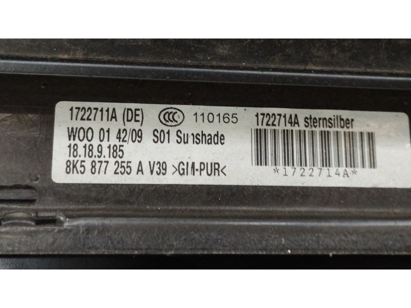 Recambio de techo electrico para audi a5 sportback (8t) 2.0 tdi (125kw) referencia OEM IAM 8T8877041 8K5877255A 