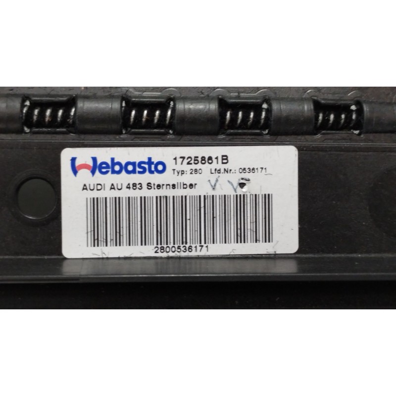 Recambio de techo electrico para audi a5 sportback (8t) 2.0 tdi (125kw) referencia OEM IAM 8T8877041 8K5877255A 