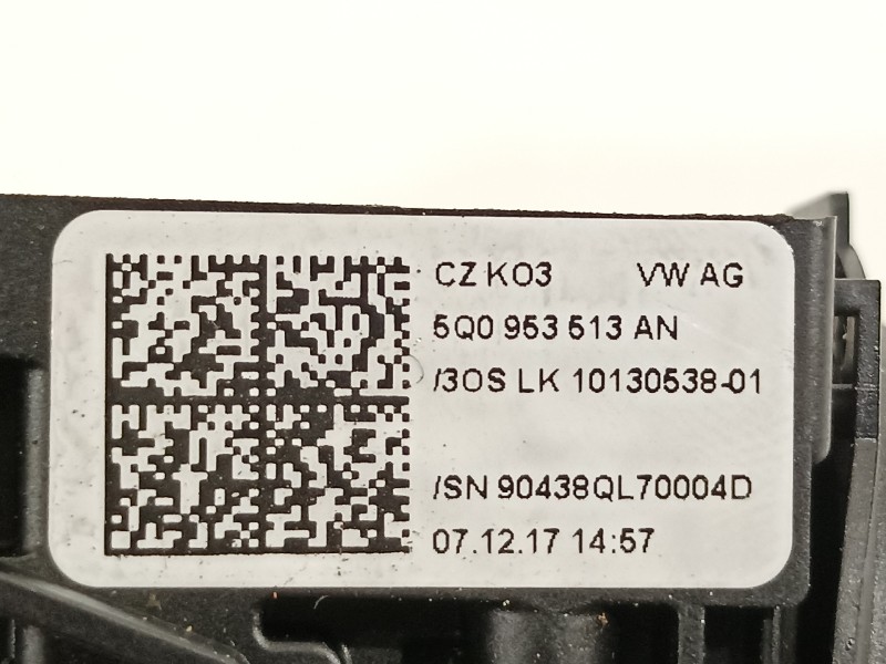 Recambio de mando intermitentes para seat leon (5f1) fr referencia OEM IAM 5Q0953507JB  
