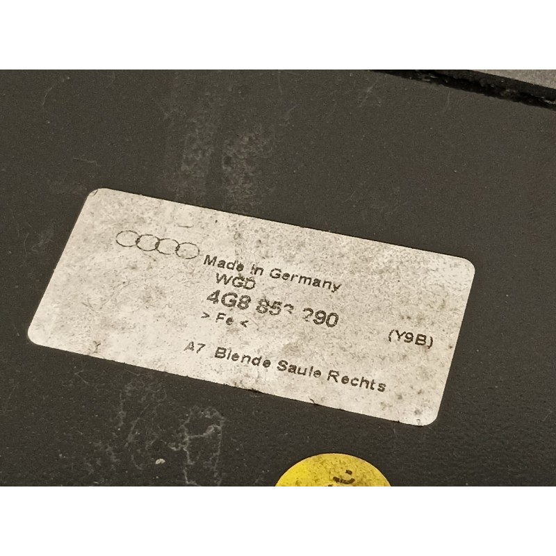 Recambio de moldura para audi a7 sportback (4ga) 3.0 tdi clean diesel quattro referencia OEM IAM 4G8853290  