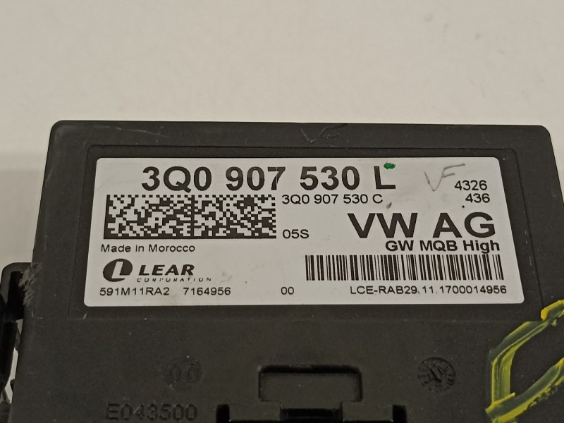 Recambio de modulo electronico para seat leon (5f1) fr referencia OEM IAM 3Q0907530L  