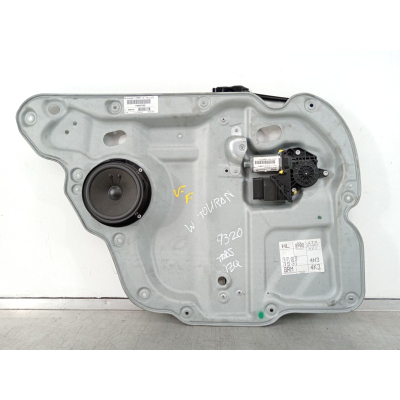 Recambio de elevalunas trasero izquierdo para volkswagen touran (1t3) advance bluemotion referencia OEM IAM 1T0839755H 1T0839729