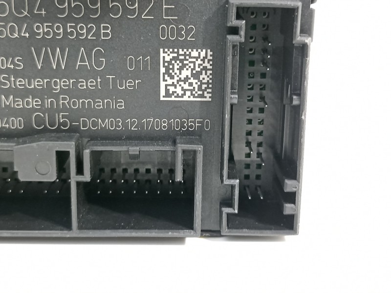 Recambio de modulo confort para seat leon (5f1) fr referencia OEM IAM 5Q4959592E 5Q4959592B 