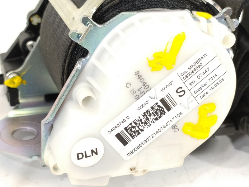 Recambio de cinturon seguridad delantero izquierdo para maserati granturismo s referencia OEM IAM 34040740C 33055166B 